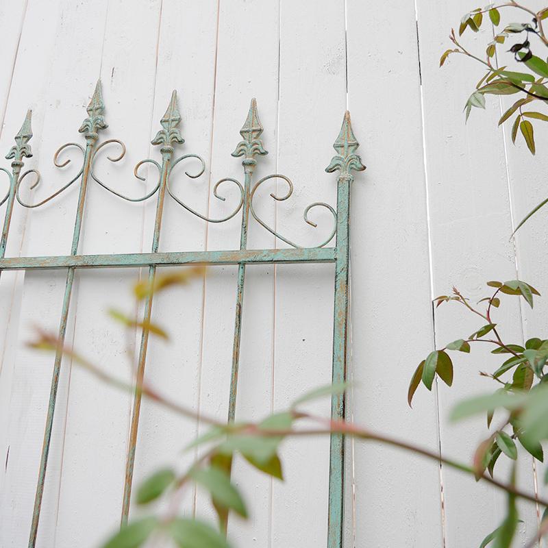 French iron climbing vine flower rack old screen partition outdoor courtyard garden decoration rose climbing rack