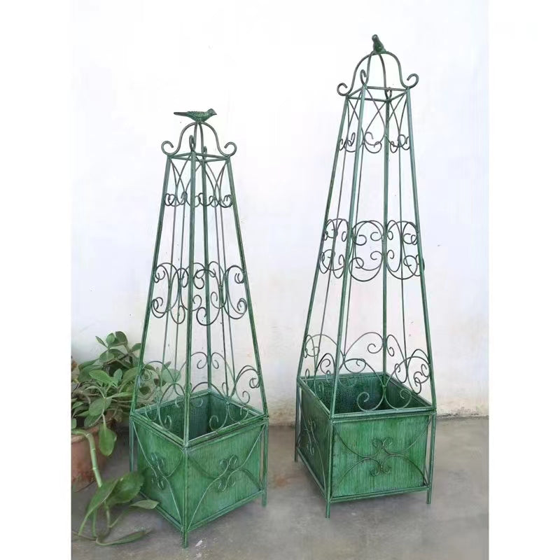 Quadro cônico de treliça para plantas, vegetais, flores, ferramentas decorativas de jardim, suporte para plantas, videira, escalada, suporte de metal para flores