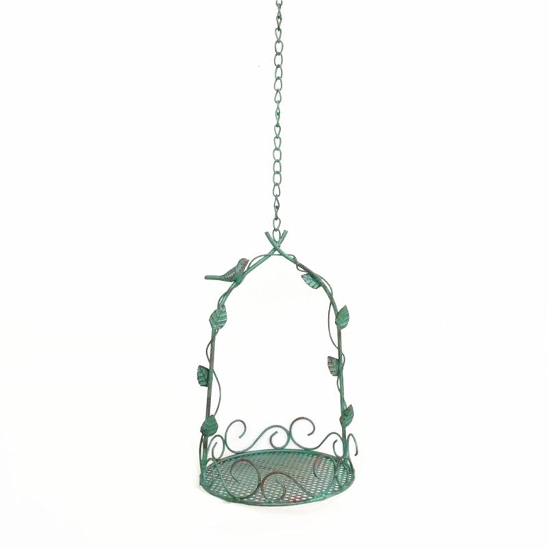 3pcs Leaf vine bird hanging basket hanging flower basket hanging bird feeder fleshy flower pot iron old flower stand