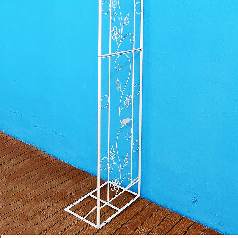 European style super large span iron arch flower rack climbing rack outdoor rose climbing rack garden plant stand 2.3 meters