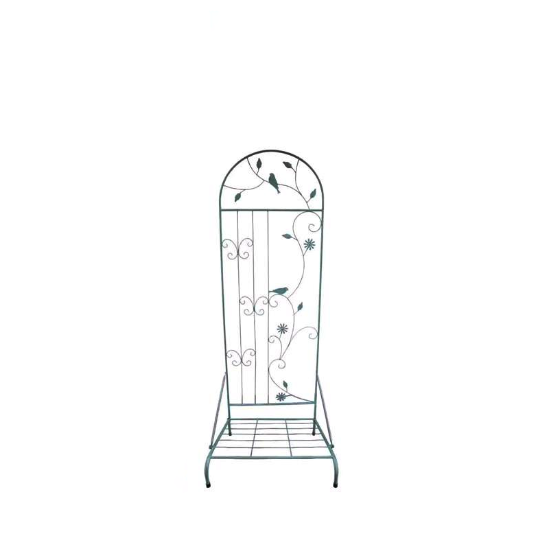 1.6m-2.1m floor-standing climbing frame with base European style iron art old screen flower curtain rose iron clematis climbing frame
