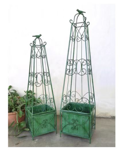 Quadro cônico de treliça para plantas, vegetais, flores, ferramentas decorativas de jardim, suporte para plantas, videira, escalada, suporte de metal para flores