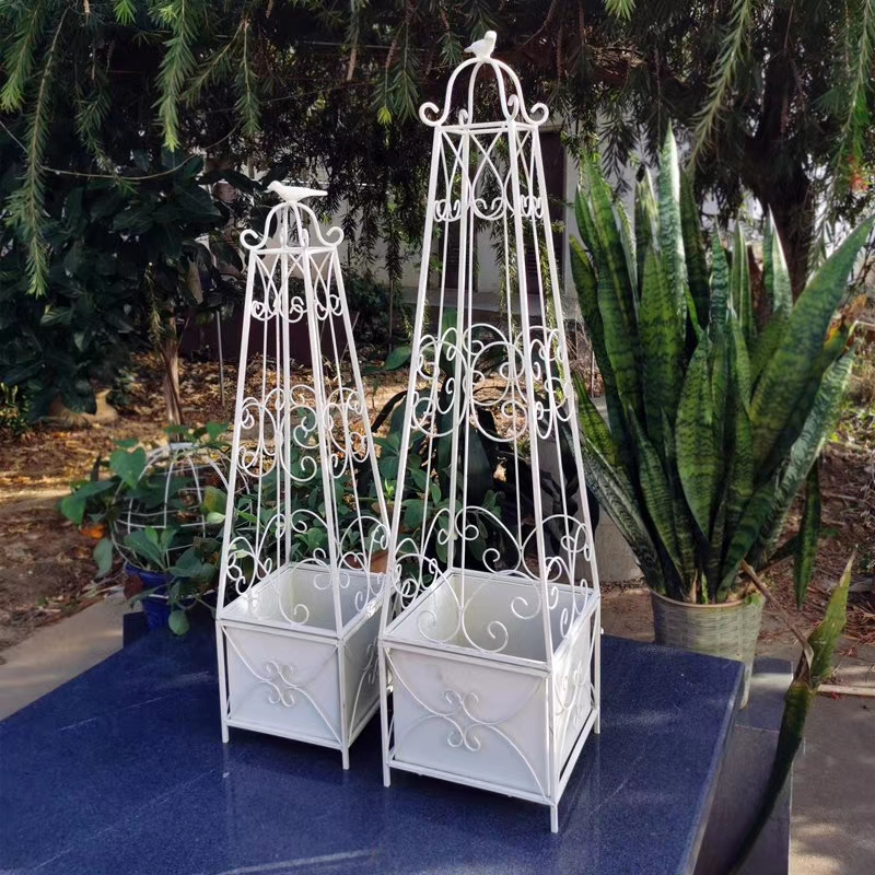 Quadro cônico de treliça para plantas, vegetais, flores, ferramentas decorativas de jardim, suporte para plantas, videira, escalada, suporte de metal para flores