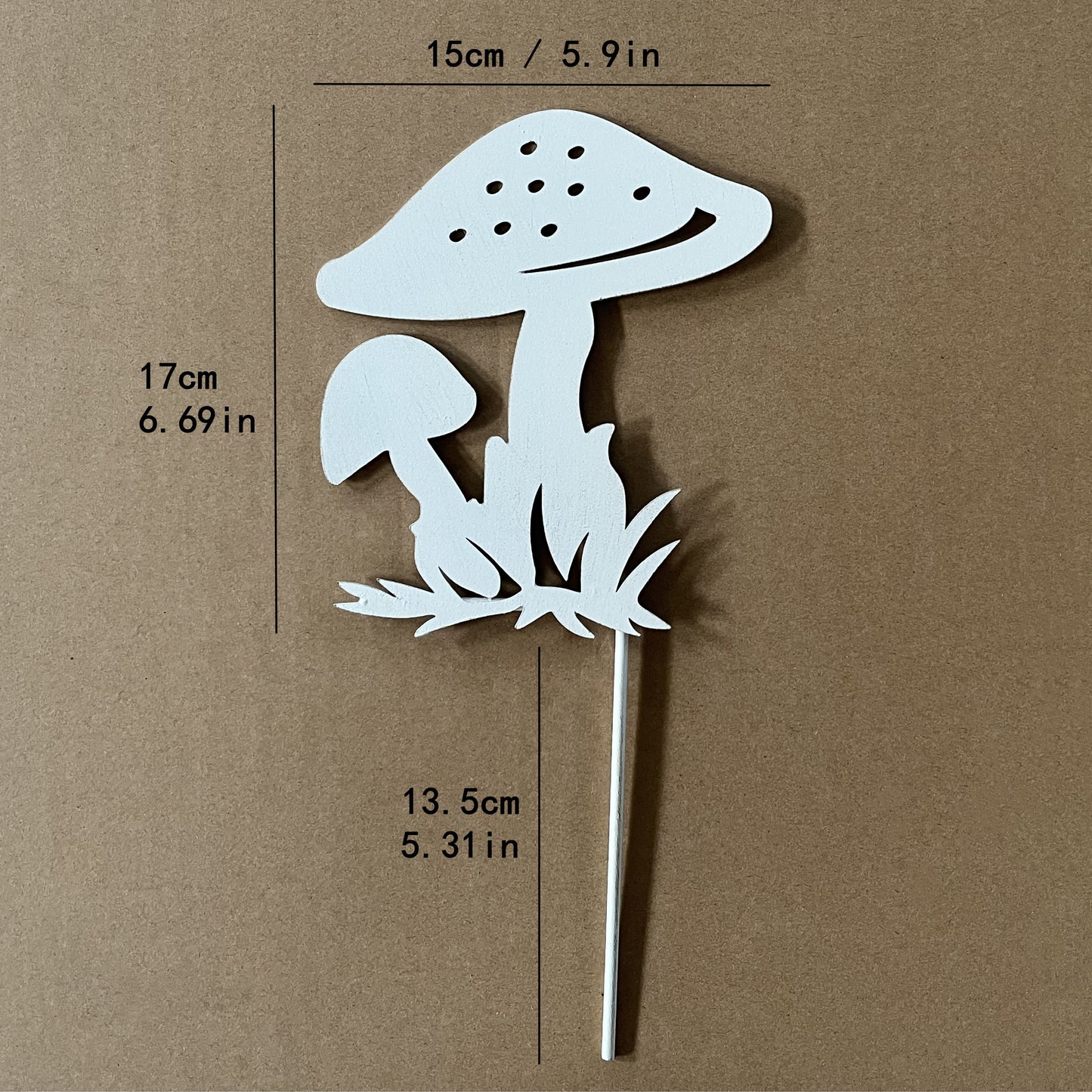 Outdoor yard decoration metal ornament mushroom garden decor Garden Stakes Metal Garden Decor
