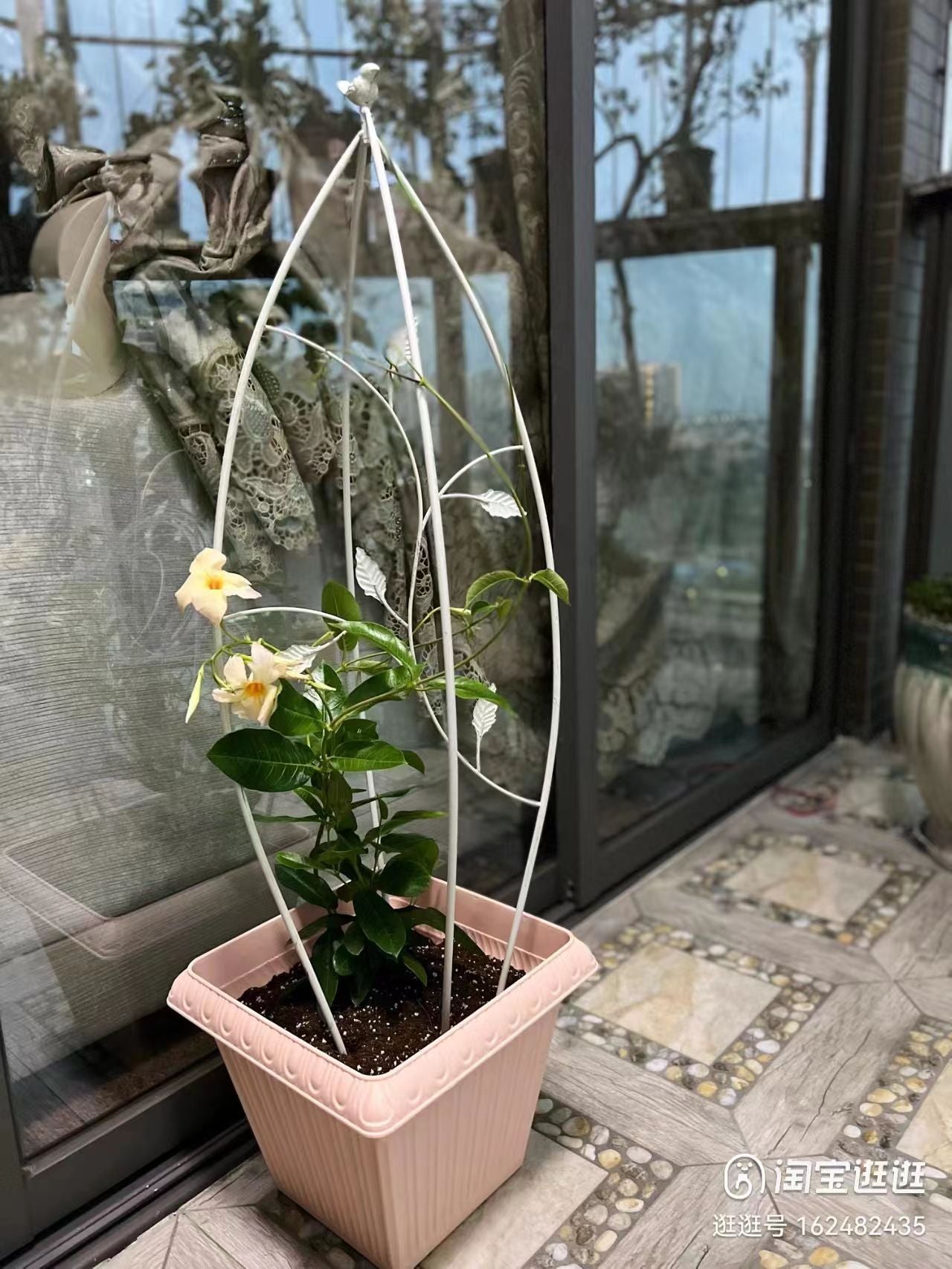 Iron Garden Metal collapsible Plant Climbing Support Stake Flower Climbing Sticks Garden Trellis For Climbing Growth Plants