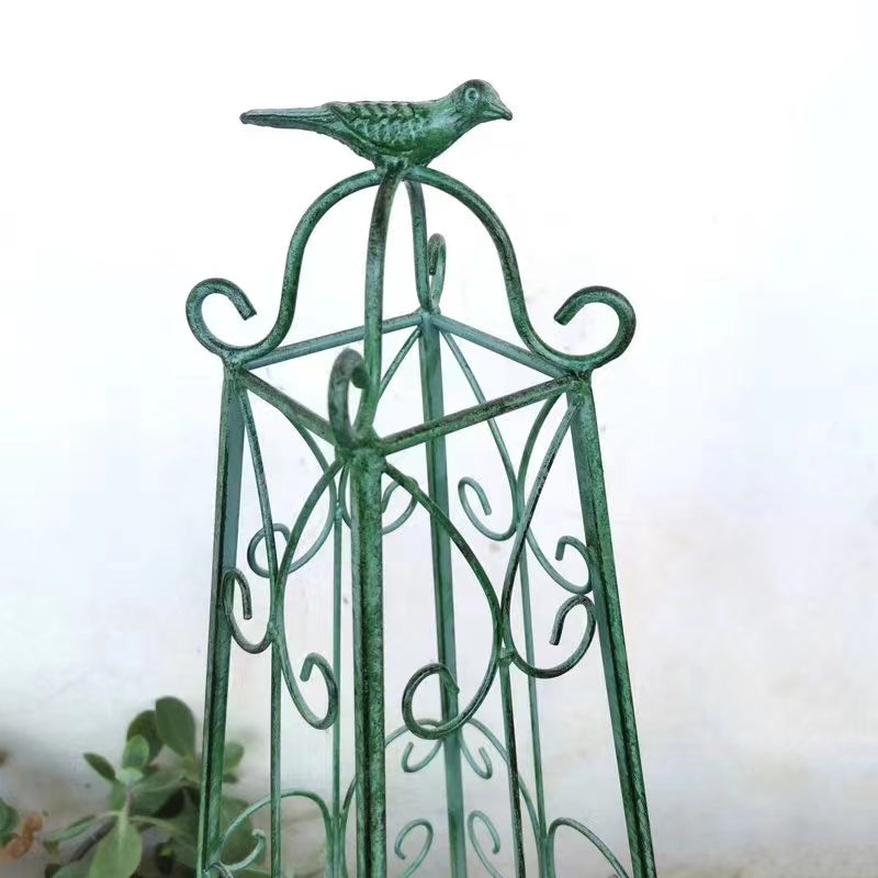 Quadro cônico de treliça para plantas, vegetais, flores, ferramentas decorativas de jardim, suporte para plantas, videira, escalada, suporte de metal para flores
