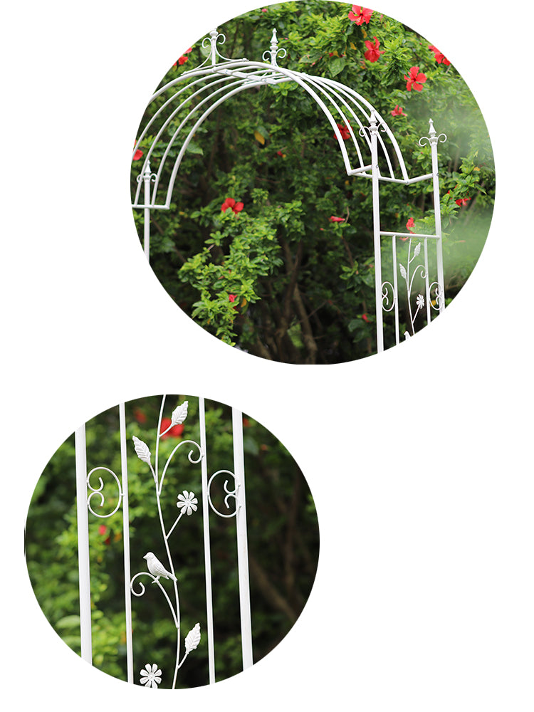 Lawn Backyard Patio Party Trellis for Climbing Outdoor Decorative Metal Garden Arch Wedding Arch Garden Arbor iron rose arches