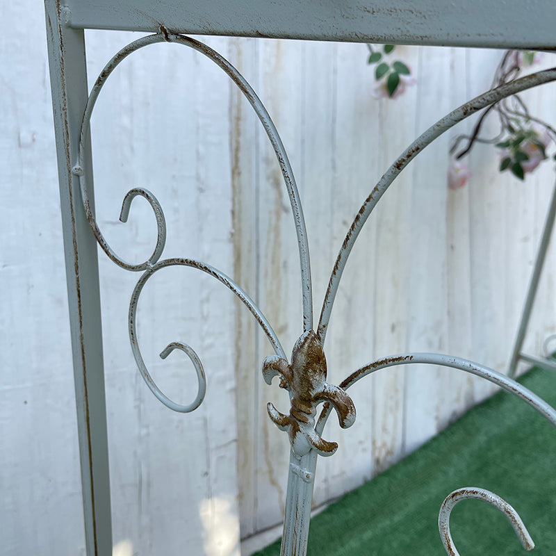 American country retro old iron console table flower rack rack homestay flower shop courtyard balcony decoration garden