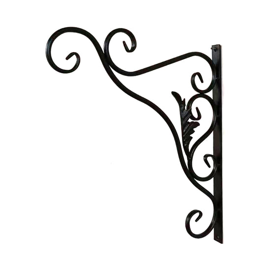Plant Hangers Outdoor Metal Plant Hooks for Wall, Decorative Straight Hanging Plant Bracket for Bird Feeders