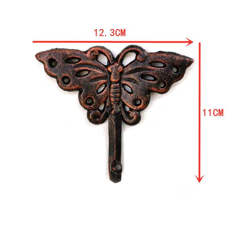 Decorative Cast Iron Hooks Wall Mount Coat Rack Hooks Coat Hooks
