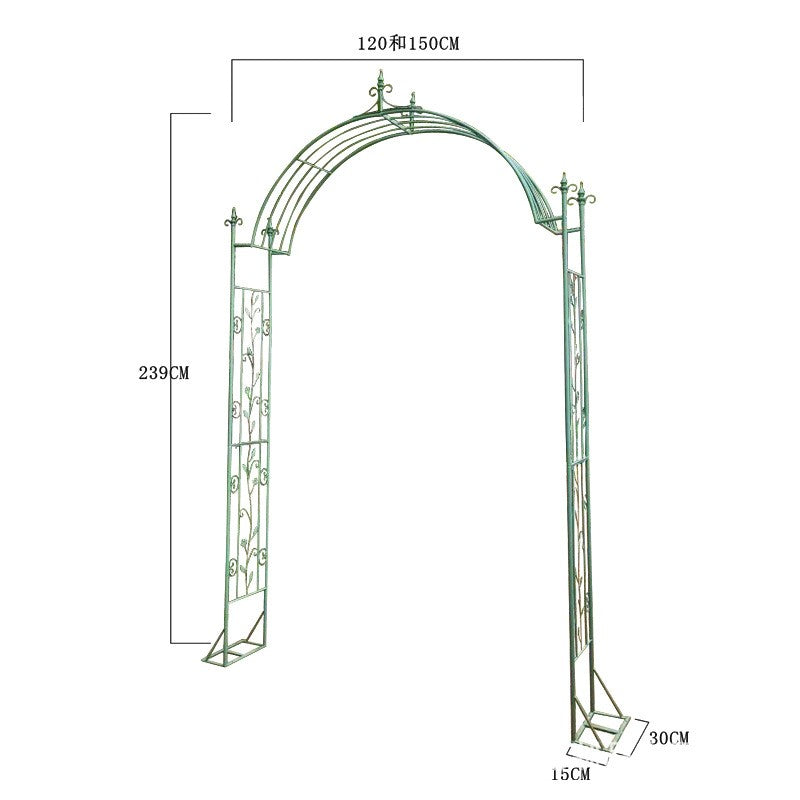 Lawn Backyard Patio Party Trellis for Climbing Outdoor Decorative Metal Garden Arch Wedding Arch Garden Arbor iron rose arches