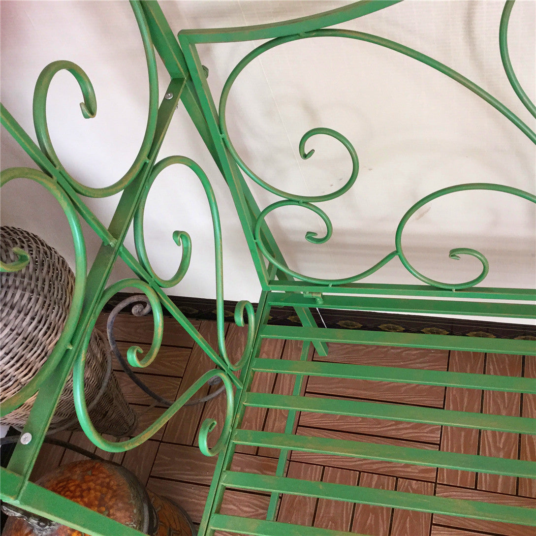 Outdoor Patio Rose Trellis Pergola Climbing Plant Archway Garden Rose Arch with Bench round metal arch