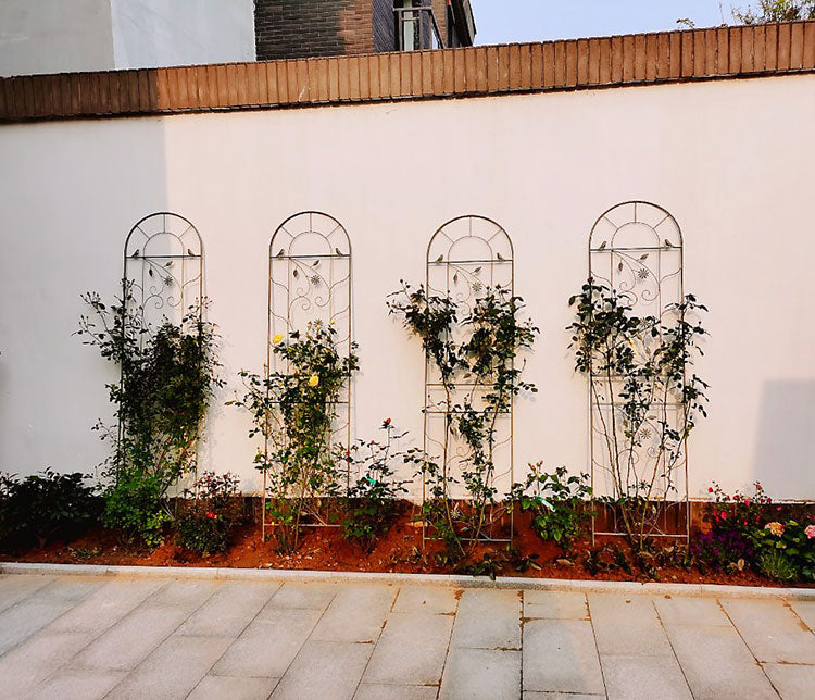Rustic Plant Garden Trellis Metal Wire for Outdoor Climbing Flowers and Vines trellis for climbing plants