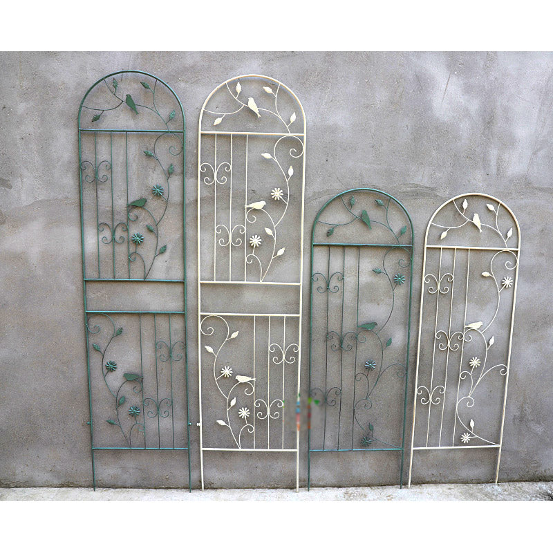1.6m-2.1m floor-standing climbing frame with base European style iron art old screen flower curtain rose iron clematis climbing frame
