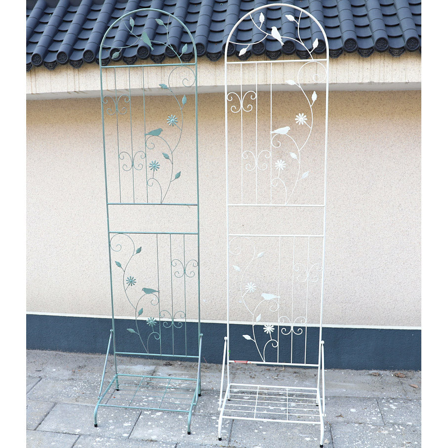 1.6m-2.1m floor-standing climbing frame with base European style iron art old screen flower curtain rose iron clematis climbing frame