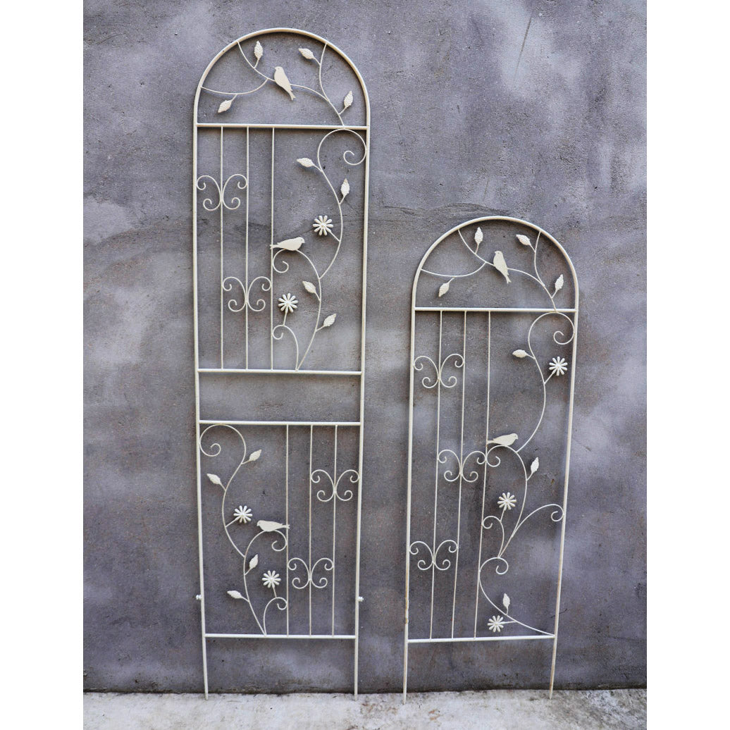 1.6m-2.1m floor-standing climbing frame with base European style iron art old screen flower curtain rose iron clematis climbing frame