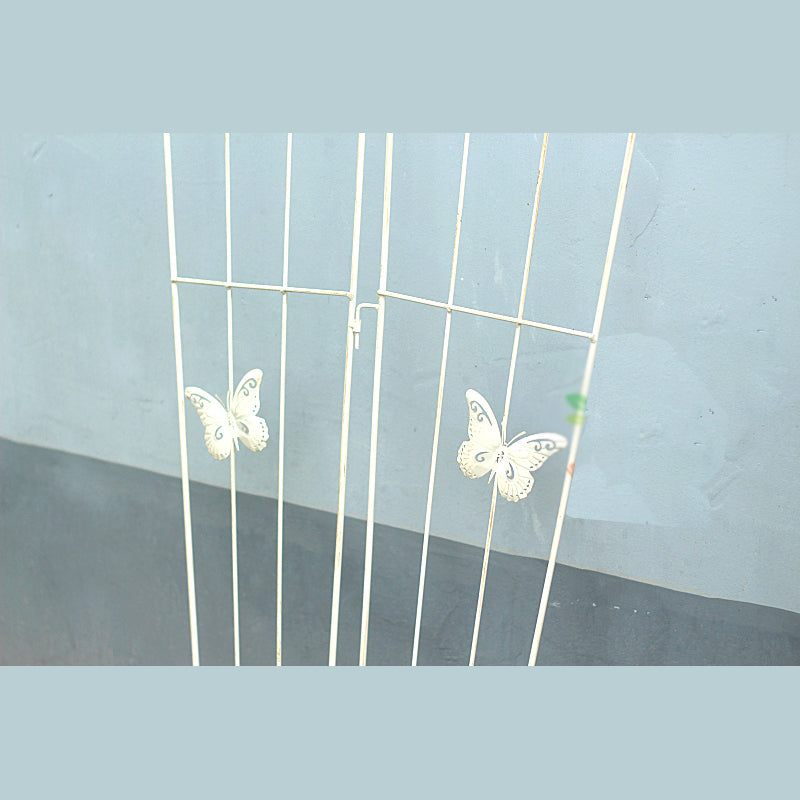 2-pack butterfly insert retro iron flower stand unlimited heightening clematis climbing rack balcony flower pot insert rose climbing rack
