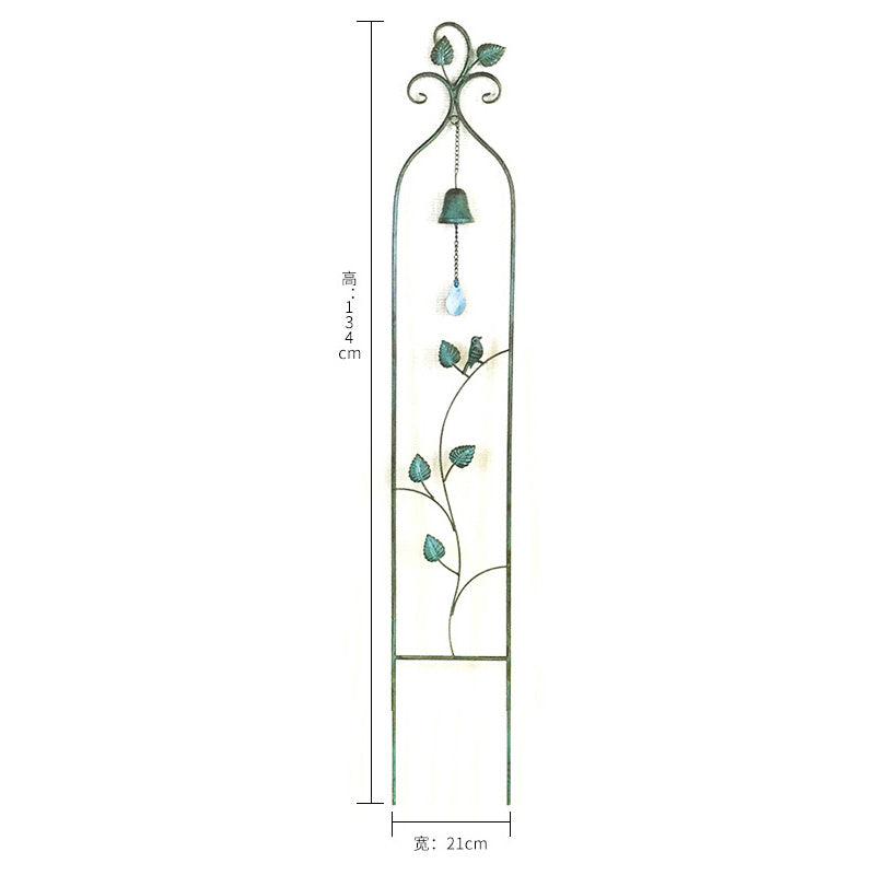 Garden Trellis for Climbing Plants Black Iron Plant Trellis for Potted Plant Support Metal Trellis for Rose