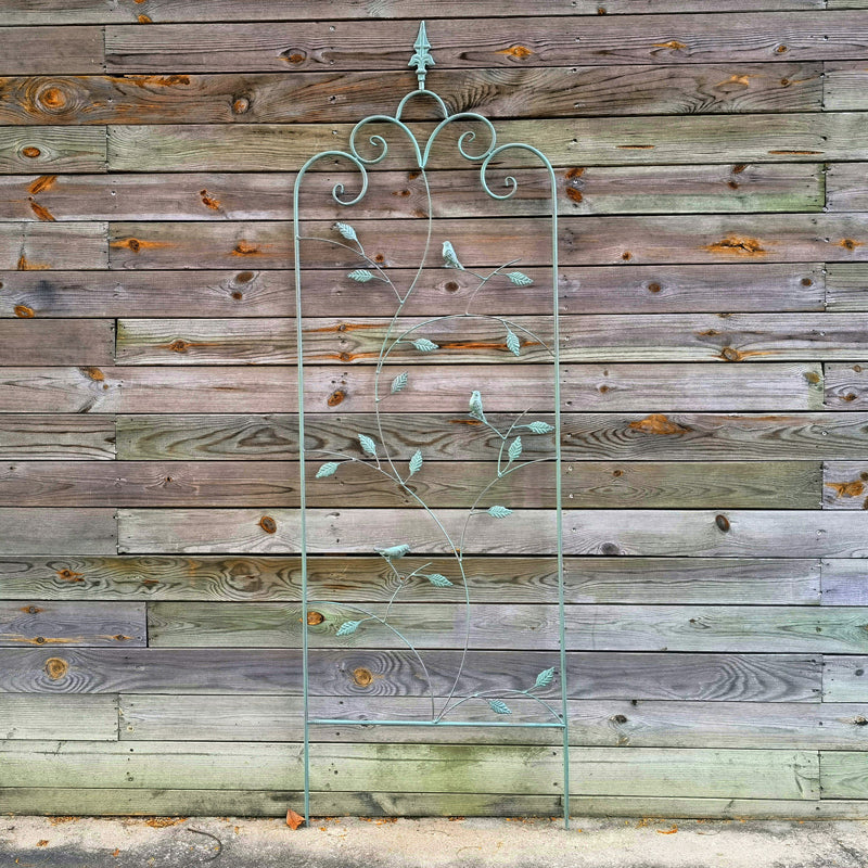 Wholesales Garden Decorative Wrought Iron Trellis Heavy Duty Black Rustproof Iron Metal Trellis for Potted Plants Support