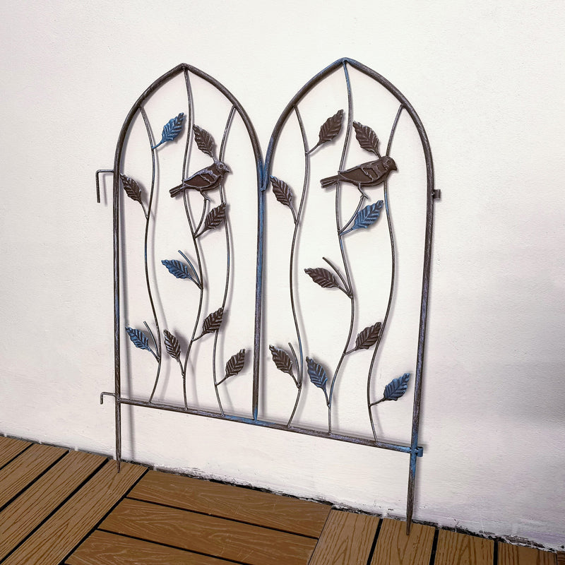 Decorative Garden Fence No Dig Fencingadjustable Panel Border Animal Barrier Flower Edging for Yard Landscape garden trellis