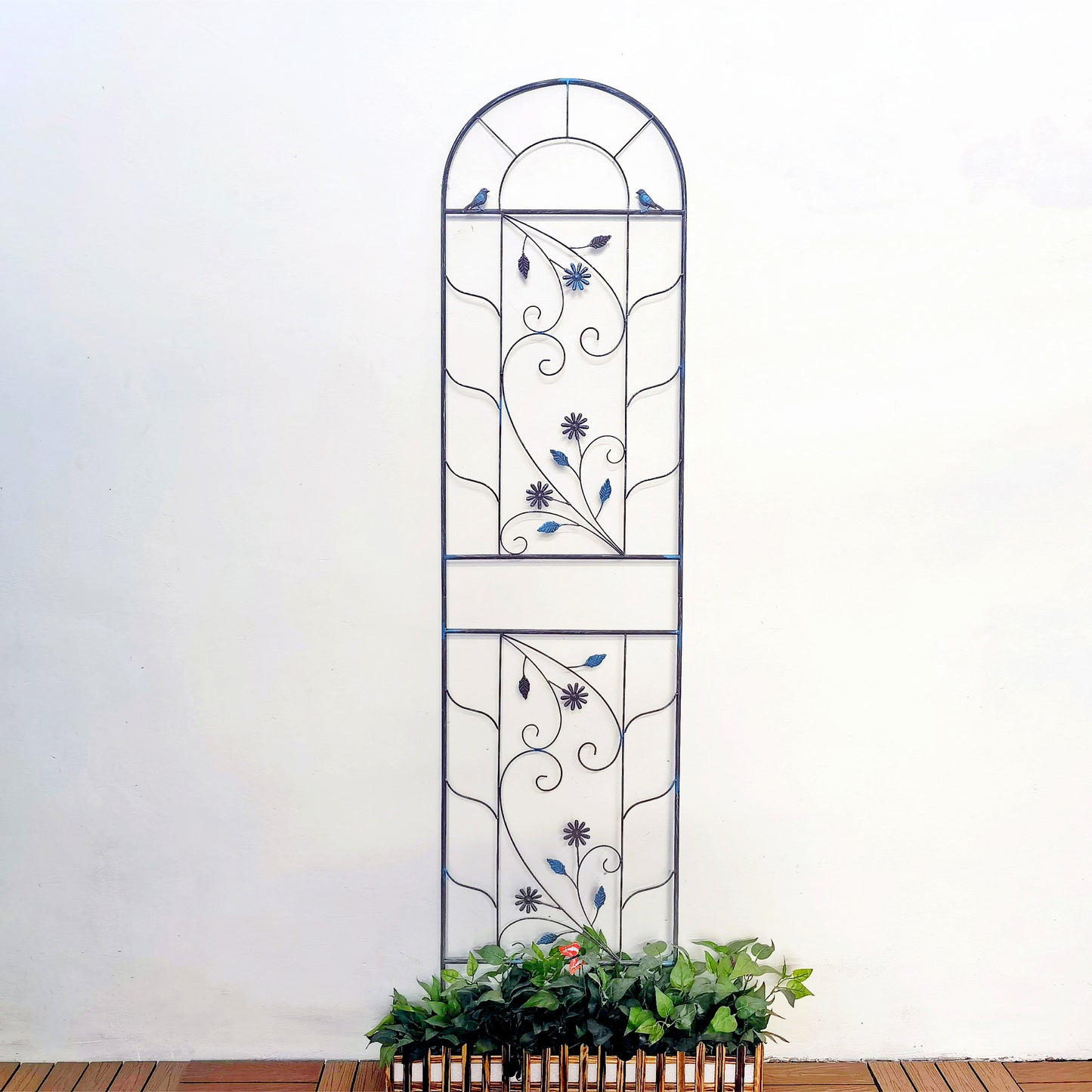 Rustic Plant Garden Trellis Metal Wire for Outdoor Climbing Flowers and Vines trellis for climbing plants