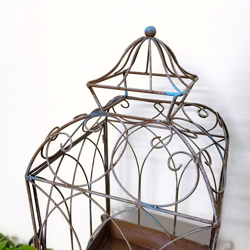 Vaso de flores rack vaso planta alta cubo flor suporte em um suporte de metal planta