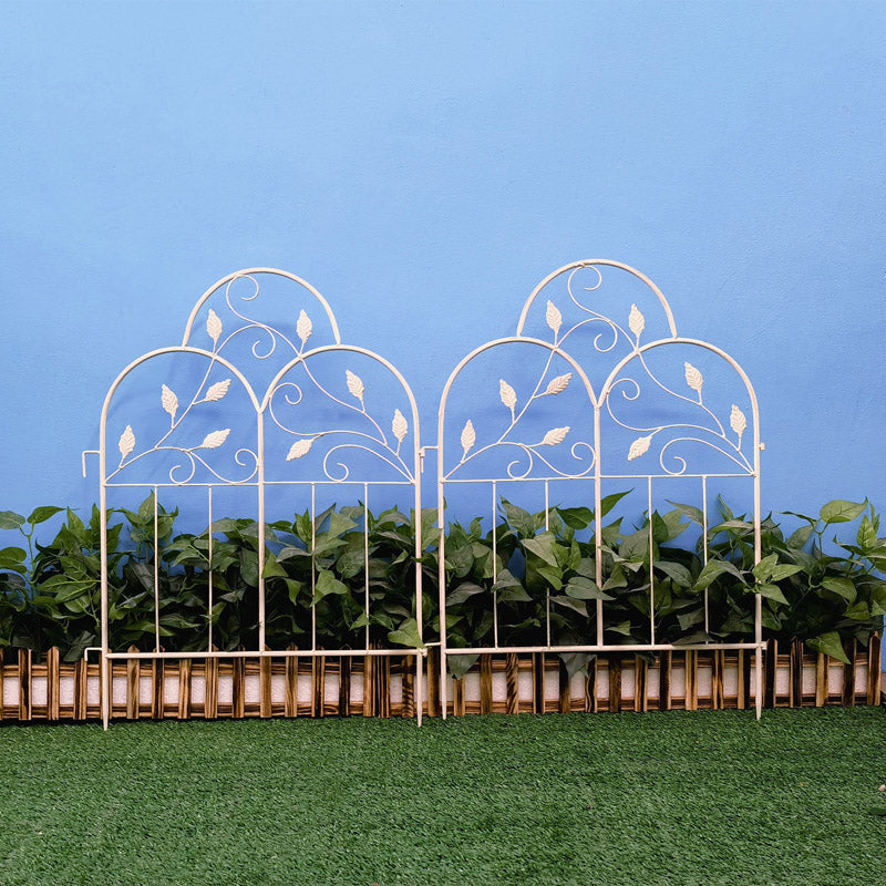 Garden Edging Border- Flower Bed Edging for Landscaping- Fence, Interlocking Outdoor Lawn Stakes fence garden manufacturers