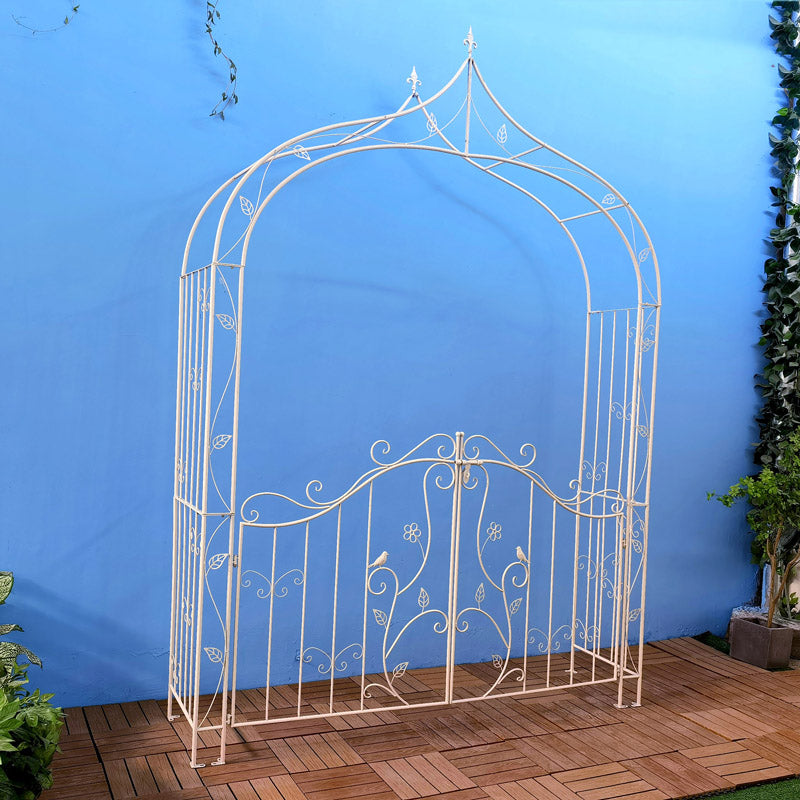Garden Metal Landscaping Patio Arch Outdoor Garden Arch Decorative Wrought Iron Garden Arch