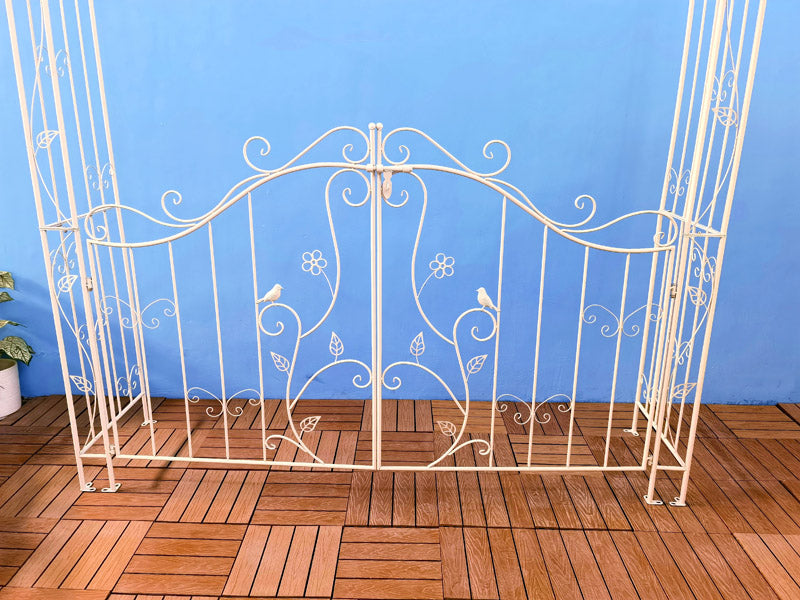 Garden Metal Landscaping Patio Arch Outdoor Garden Arch Decorative Wrought Iron Garden Arch