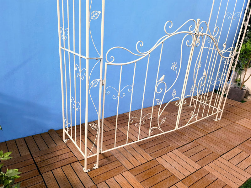 Garden Metal Landscaping Patio Arch Outdoor Garden Arch Decorative Wrought Iron Garden Arch