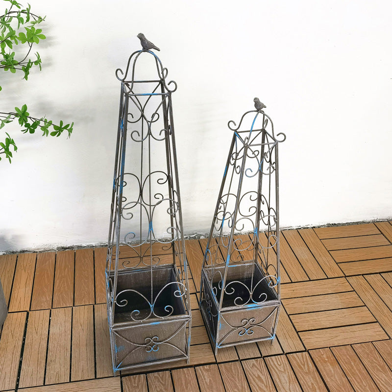 Quadro cônico de treliça para plantas, vegetais, flores, ferramentas decorativas de jardim, suporte para plantas, videira, escalada, suporte de metal para flores