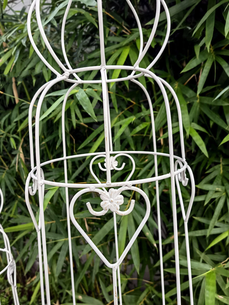 Plant Climbing Frame Outdoor Flower Stand Garden Obelisk Trellis Metal Plant Support Tower Flower Stand