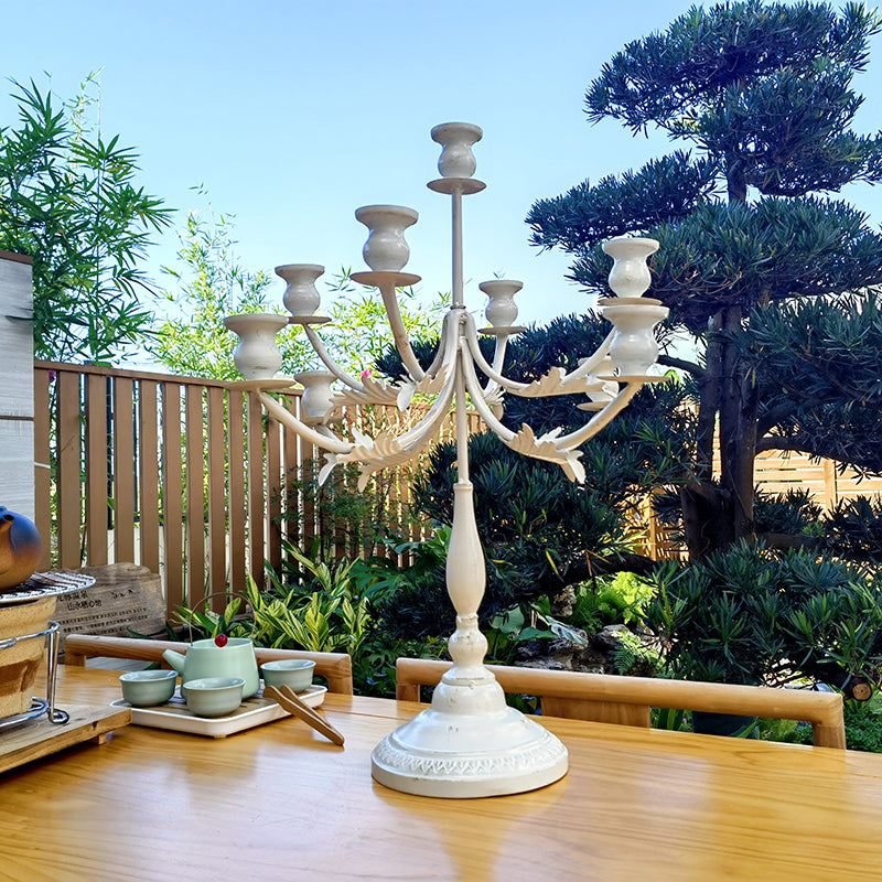 9 Arms Events Centerpieces Luxury Candle Holder metalTall Wedding Decoration Candlesticks