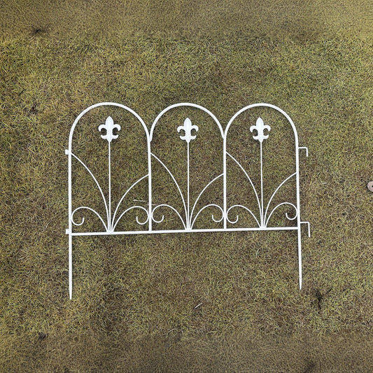 Wrought iron small fence American style old fence garden courtyard decoration outdoor low guardrail partition fence