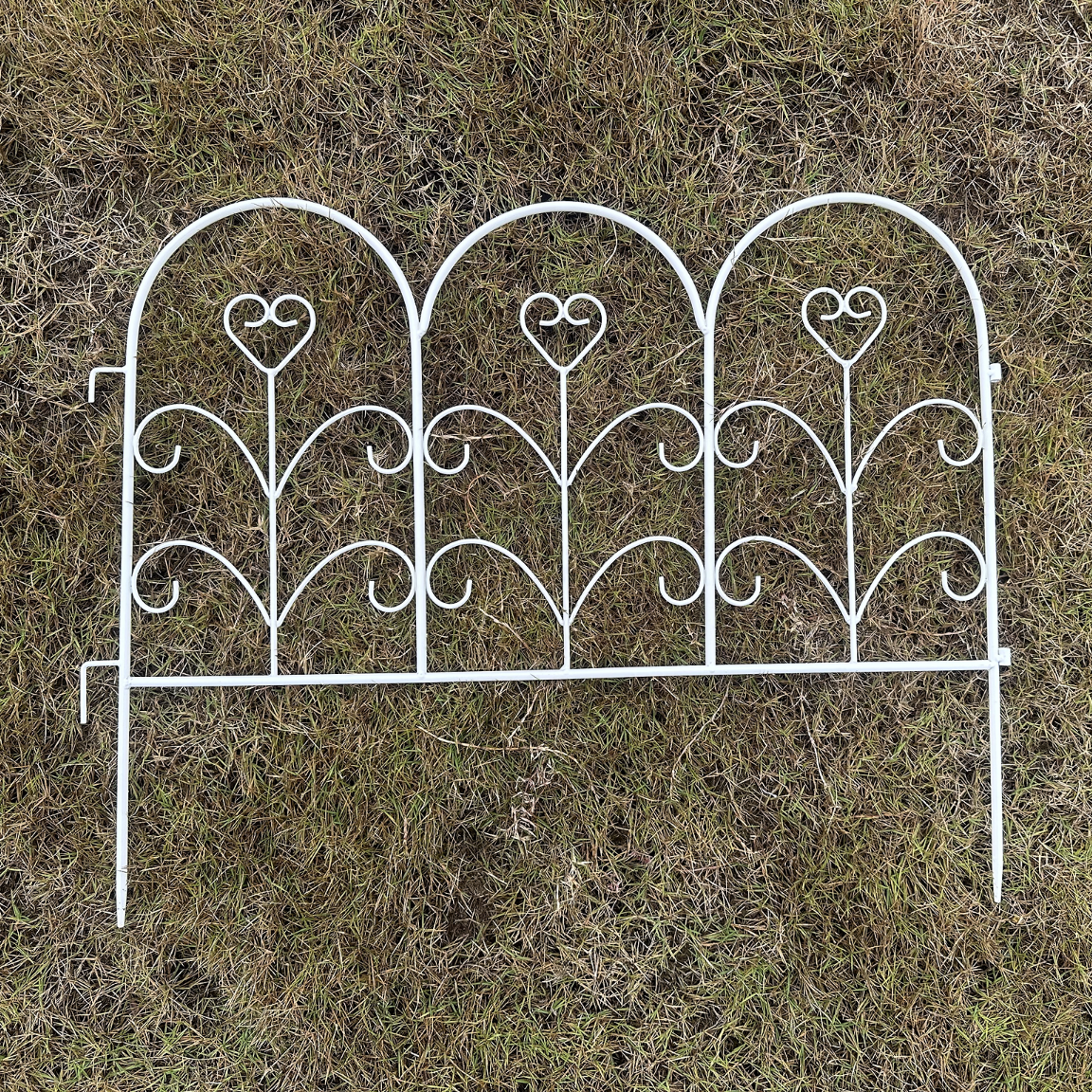 Wrought iron small fence American style old fence garden courtyard decoration outdoor low guardrail partition fence