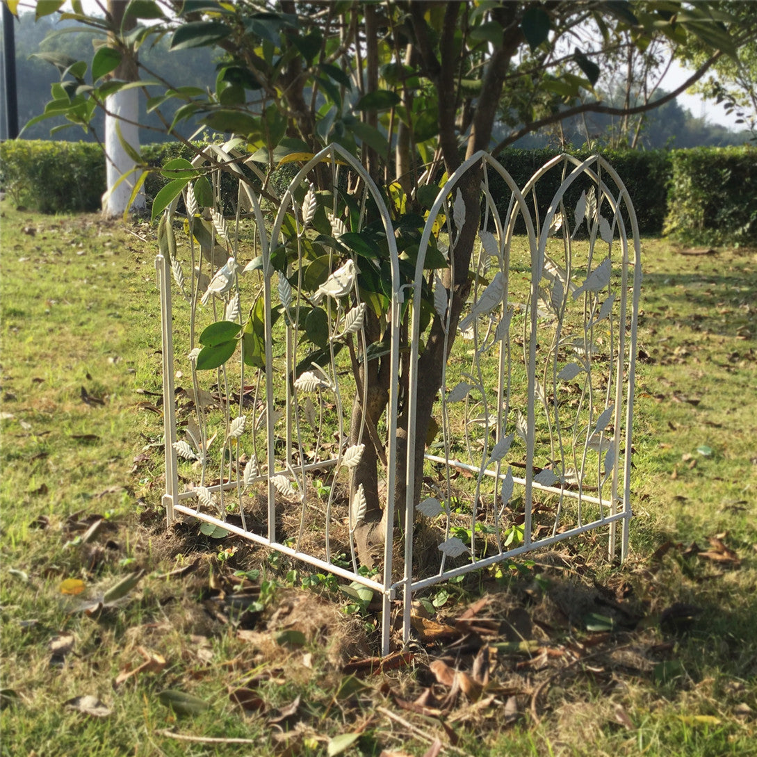 Decorative Garden Fence No Dig Fencingadjustable Panel Border Animal Barrier Flower Edging for Yard Landscape garden trellis