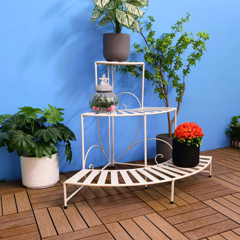Flower Potted Holder Rack Plant Stand for Indoor Outdoor corner metal plant stand 3 tier flower pot display rack