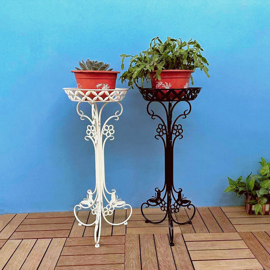 Suporte de exibição para plantas, suporte de flores para vasos suculentos, casa de jardim ao ar livre, bonsai, sala de estar, suporte de flores de metal