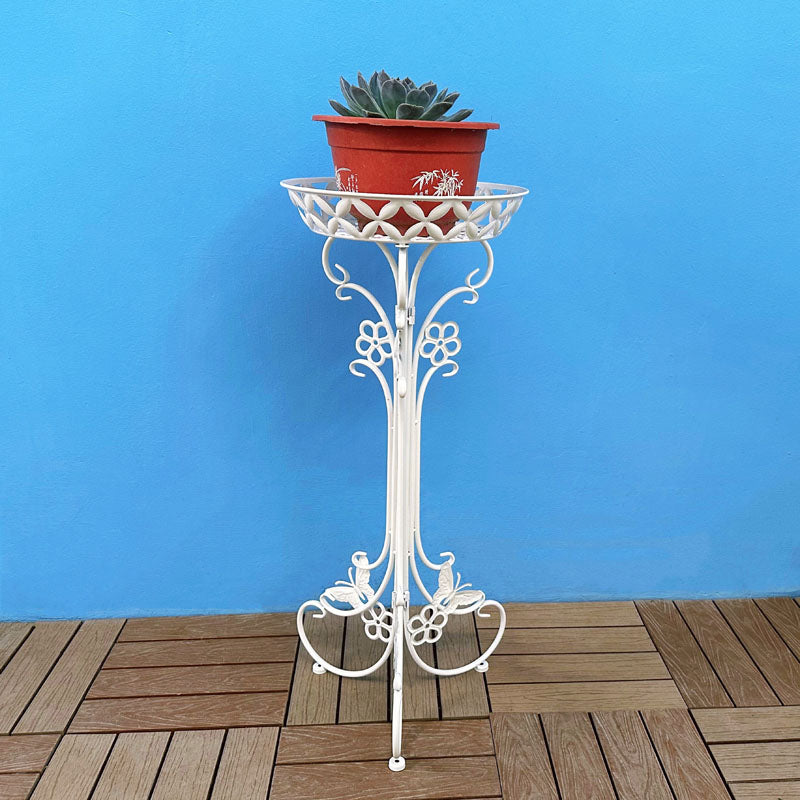 Suporte de exibição para plantas, suporte de flores para vasos suculentos, casa de jardim ao ar livre, bonsai, sala de estar, suporte de flores de metal