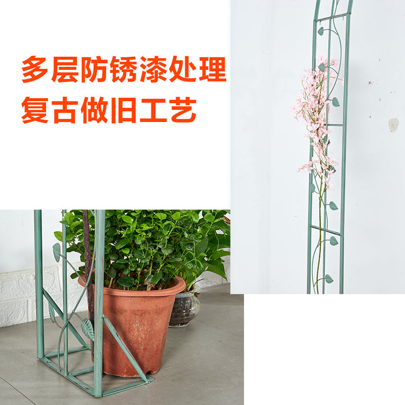 metal garden arbor trellis for climbing plant vine outdoor arch gate round metal garden arch for plants