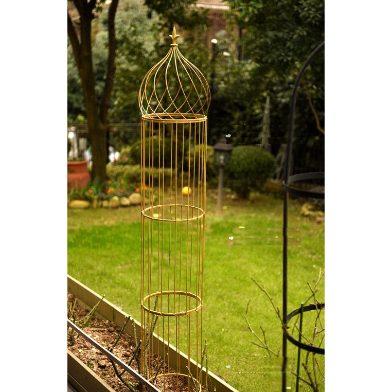 European style old clematis bracket onion head plant climbing rack floor potted plant bracket