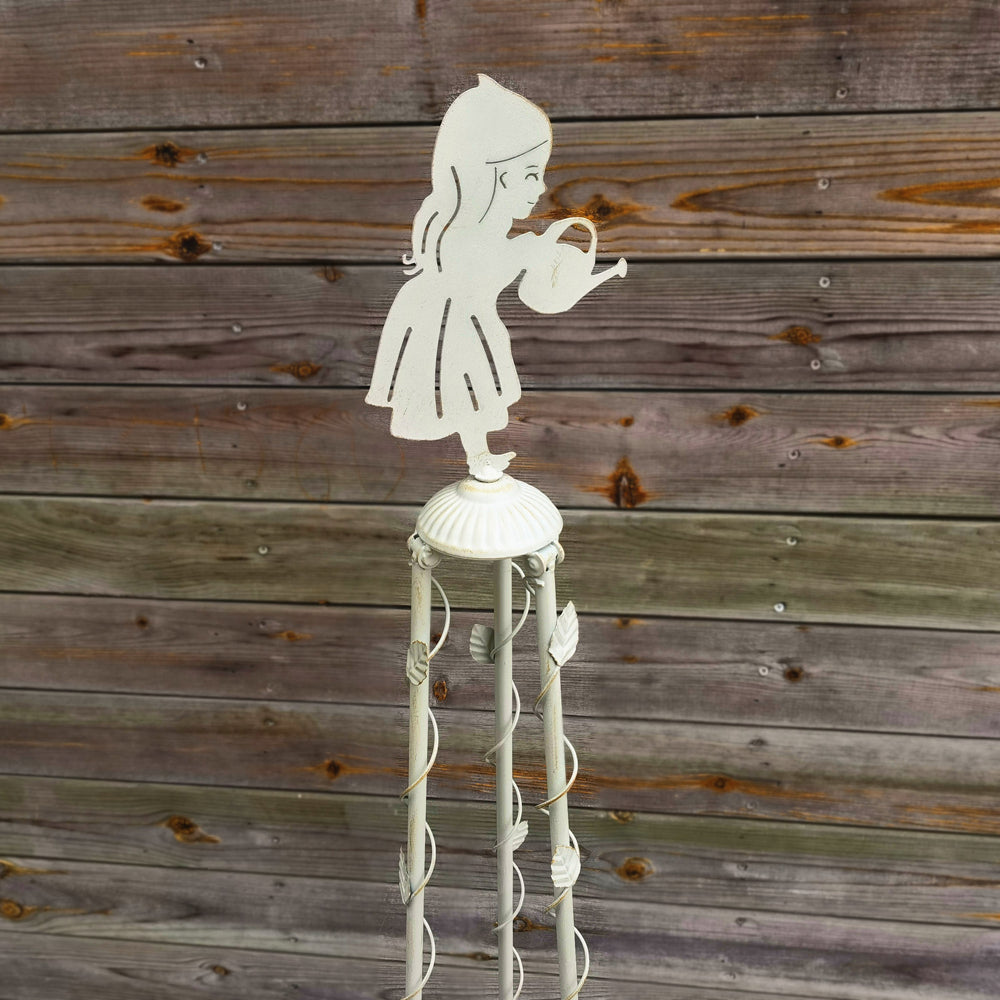 Watering angel climbing frame rose clematis special iron art retro old three-dimensional flower stand balcony potted plant stand