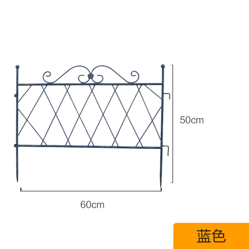 Garden climbing vine flower stand iron screen retro old rose plant balcony outdoor courtyard garden climbing bracket