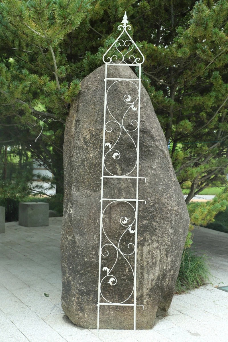 Arrow-shaped unlimited height flower stand European style old iron climbing stand rose clematis climbing stand