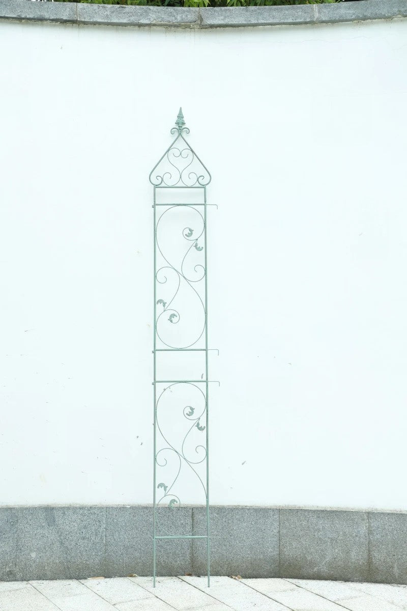 Arrow-shaped unlimited height flower stand European style old iron climbing stand rose clematis climbing stand