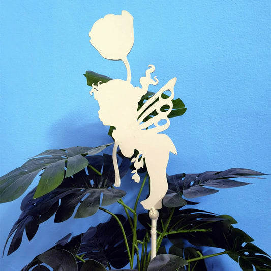 Metal Fairy Silhouette Garden Stakes Yard Decor Art Lawn for Outdoor Home Decor fairy Garden Decorations