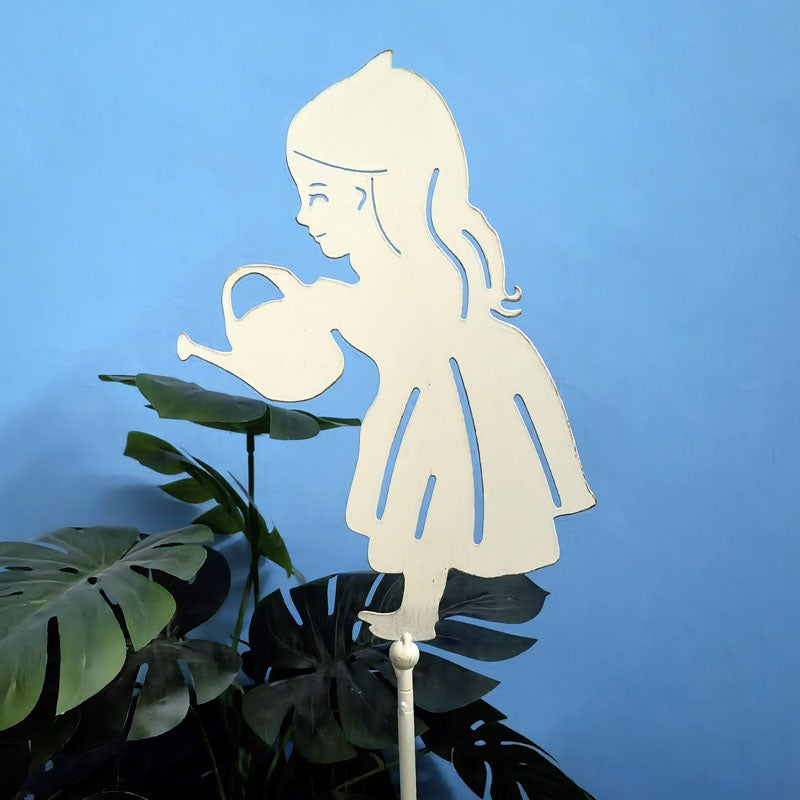 Metal Fairy Silhouette Garden Stakes Yard Decor Art Lawn for Outdoor Home Decor fairy Garden Decorations