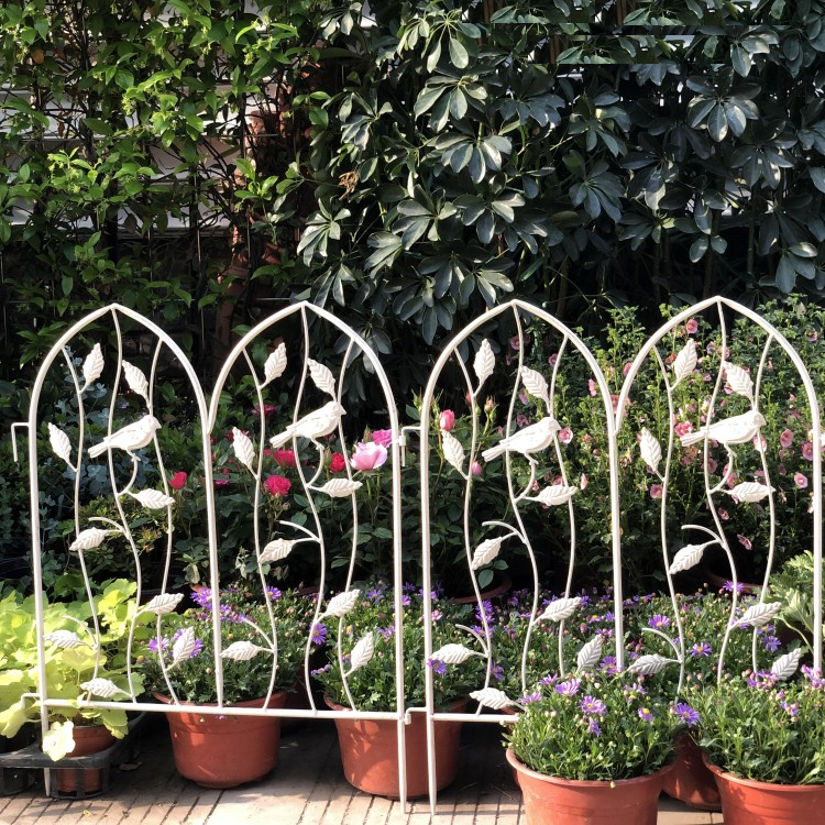 Decorative Garden Fence No Dig Fencingadjustable Panel Border Animal Barrier Flower Edging for Yard Landscape garden trellis