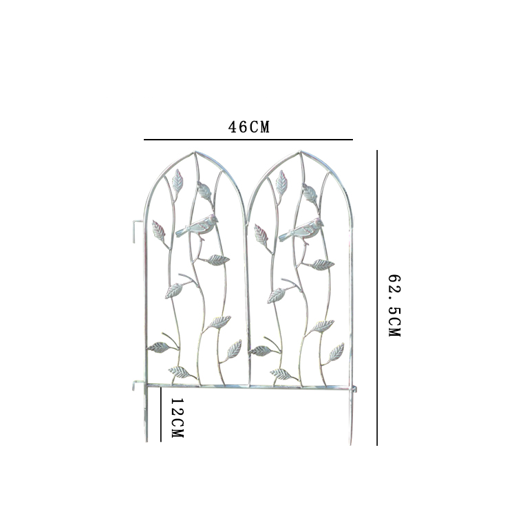 Decorative Garden Fence No Dig Fencingadjustable Panel Border Animal Barrier Flower Edging for Yard Landscape garden trellis