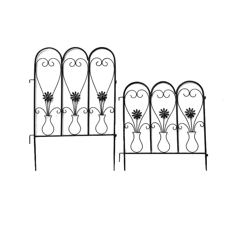 Retro old iron guardrail fence fence railing fence courtyard garden outdoor climbing rack can be assembled
